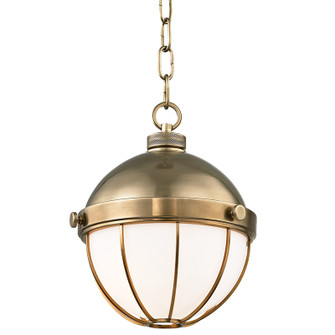 Sumner One Light Pendant in Aged Brass (70|2309-AGB)