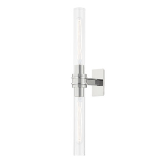 Oakfield Two Light Bath Bracket in Polished Nickel (70|1042-PN)