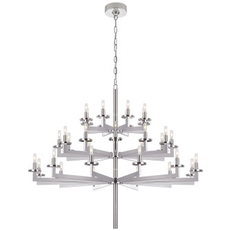Liaison 32 Light Chandelier in Polished Nickel (268|KW 5202PN)