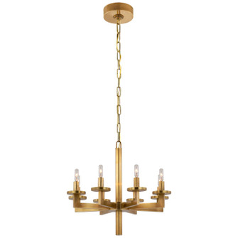 Liaison Eight Light Chandelier in Antique-Burnished Brass (268|KW 5200AB)