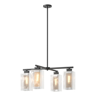 Polaris Four Light Outdoor Pendant in Coastal Black (39|364213-SKT-MULT-80-72-ZM0093)