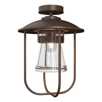Erlenmeyer One Light Outdoor Semi-Flush Mount in Coastal Bronze (39|356015-SKT-75-ZM0467)