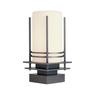 Banded One Light Outdoor Pier Mount in Coastal Burnished Steel (39|335796-SKT-78-GG0026)