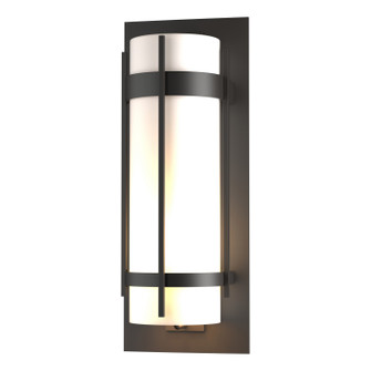 Banded One Light Outdoor Wall Sconce in Coastal Oil Rubbed Bronze (39|305895-SKT-14-GG0240)