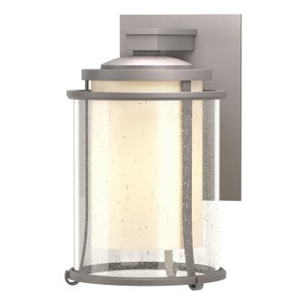 Meridian One Light Outdoor Wall Sconce in Coastal Burnished Steel (39|305610-SKT-78-ZS0297)