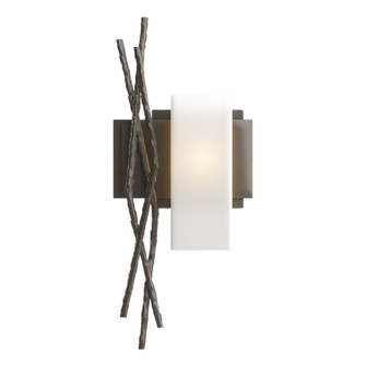Brindille One Light Wall Sconce in Dark Smoke (39|207670-SKT-RGT-07-GG0351)