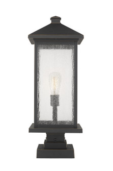 Portland One Light Outdoor Pier Mount in Oil Rubbed Bronze (224|531PHBXLS-SQPM-ORB)