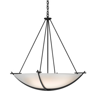 Compass Three Light Chandelier in Black (39|194531-SKT-10-GG0170)