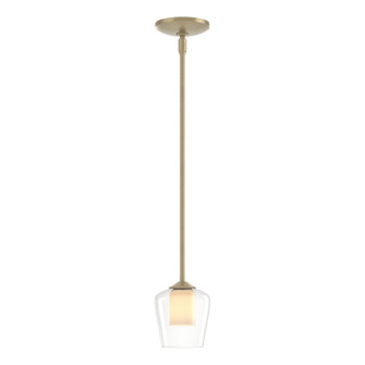 Simple Lines One Light Mini Pendant in Soft Gold (39|188600-SKT-MULT-84-ZU0291)