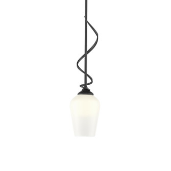 Flora One Light Mini Pendant in Black (39|183030-SKT-MULT-10-GG0303)