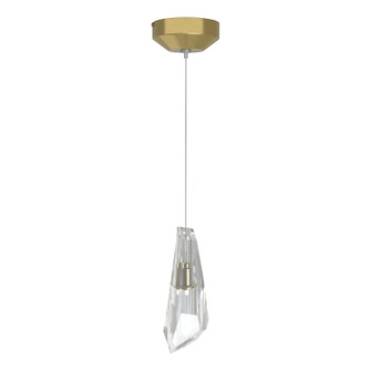 Luma One Light Mini Pendant in Modern Brass (39|161321-SKT-STND-86-CR)
