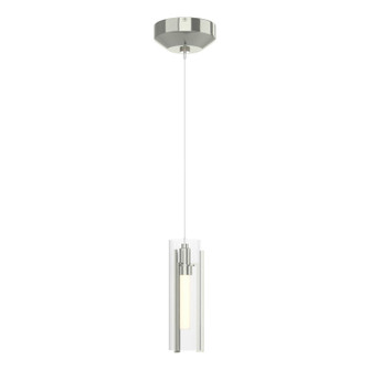 Exos Glass One Light Mini Pendant in Sterling (39|161180-SKT-STND-85-ZM0065)