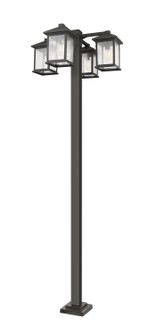 Portland Four Light Outdoor Post Mounted Fixture in Oil Rubbed Bronze (224|531-4-536P-ORB)