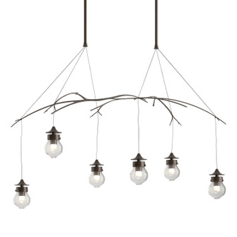 Kiwi Six Light Pendant in Bronze (39|136560-SKT-LONG-05-ZM0565)