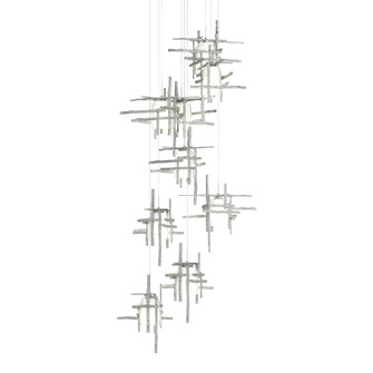 Tura LED Pendant in Vintage Platinum (39|131109-SKT-LONG-82-YC0305)