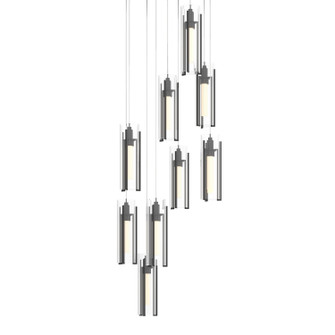 Exos Glass LED Pendant in Black (39|131104-SKT-LONG-10-ZM0065)