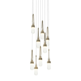 Link LED Pendant in Soft Gold (39|131100-SKT-LONG-84-YG0434)