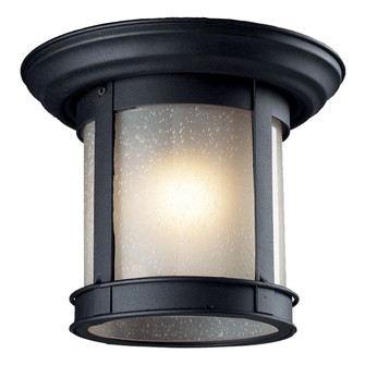 Outdoor Flush Mount One Light Outdoor Flush Mount in Black (224|514F-BK)