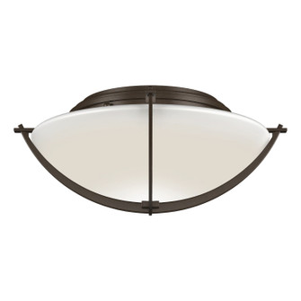 Compass Two Light Semi-Flush Mount in Bronze (39|124550-SKT-05-GG0098)