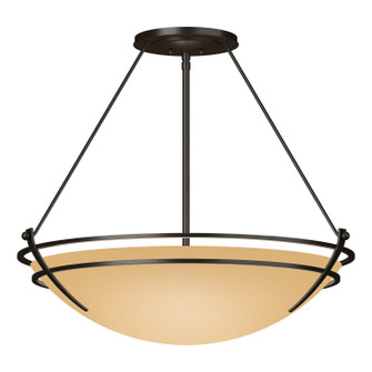 Tryne Three Light Semi Flush Mount in Oil Rubbed Bronze (39|124442-SKT-14-SS0054)