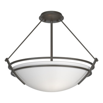 Tryne Three Light Semi-Flush Mount in Dark Smoke (39|124432-SKT-07-GG0020)
