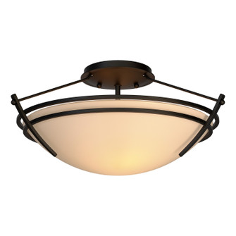 Tryne Two Light Semi-Flush Mount in Black (39|124412-SKT-10-SS0047)