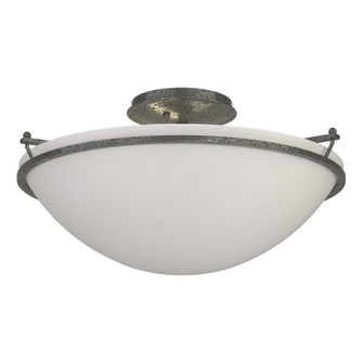 Simple Lines Three Light Semi-Flush Mount in Natural Iron (39|124304-SKT-20-GG0053)