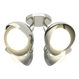 Brooklyn Four Light Semi-Flush Mount in Sterling (39|121376-SKT-85-85-GG0711)