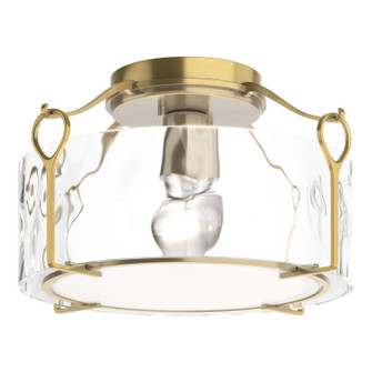 Bow One Light Semi-Flush Mount in Modern Brass (39|121142-SKT-86-LL0218)