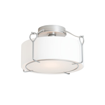 Bow One Light Semi-Flush Mount in Vintage Platinum (39|121142-SKT-82-GG0218)