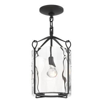 Bow One Light Semi-Flush Mount in Black (39|121140-SKT-10-LL0137)