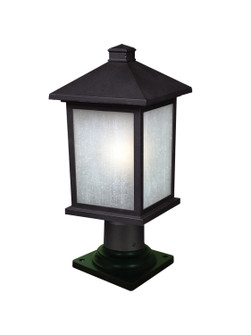 Holbrook One Light Outdoor Pier Mounted Fixture in Black (224|507PHM-533PM-BK)