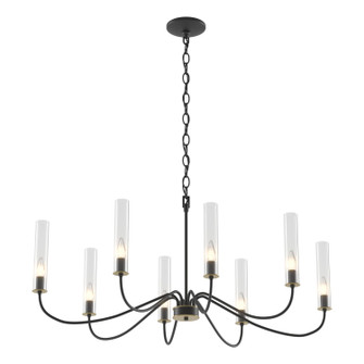 Grace Eight Light Chandelier in Black (39|105050-SKT-10-BR-ZM0611)
