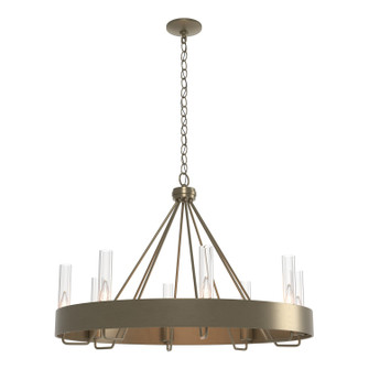 Banded Eight Light Chandelier in Soft Gold (39|105040-SKT-84-ZM0611)