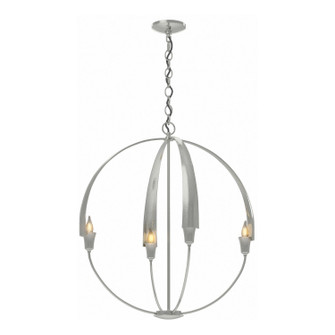 Cirque Four Light Chandelier in Sterling (39|104203-SKT-85)