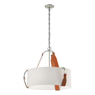 Saratoga Three Light Pendant in Polished Nickel (39|104070-SKT-24-LC-SE2208)