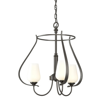 Flora Three Light Chandelier in Oil Rubbed Bronze (39|103047-SKT-14-GG0303)
