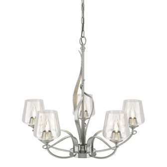 Flora Five Light Chandelier in Sterling (39|103040-SKT-85-ZM0236)