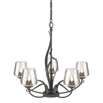 Flora Five Light Chandelier in Natural Iron (39|103040-SKT-20-ZM0236)