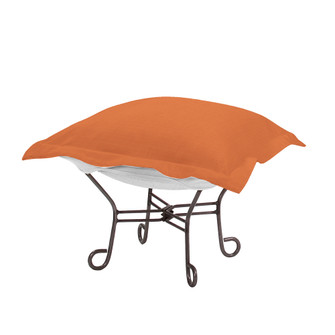 The Seascape Puff Puff Ottoman in Orange (204|Q510-297)