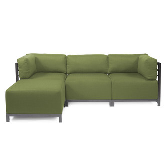The Seascape Axis 4-Piece Sectional Sofa With Cover in Green (204|KQ924T-299)