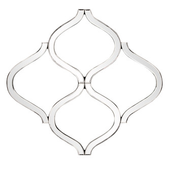 Lattice Mirror in Silver (204|99169)