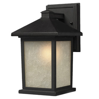 Holbrook One Light Outdoor Wall Mount in Black (224|507B-BK)
