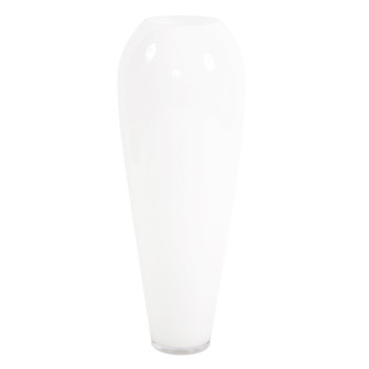 Hand Blown Vase in White (204|93064)
