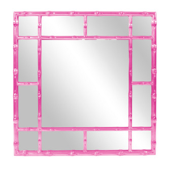 Bamboo Mirror in Glossy Hot Pink (204|92120HP)