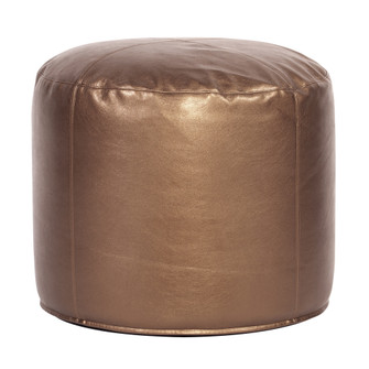 Tall Pouf Ottoman in Shimmer Bronze (204|872-294)