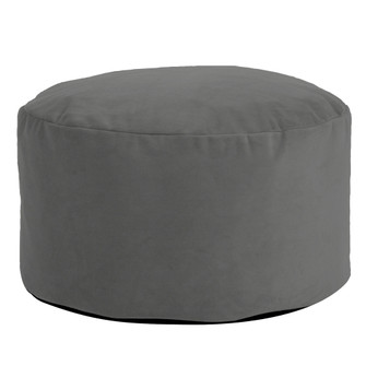 Foot Pouf Ottoman With Cover in Bella Pewter (204|871-225)