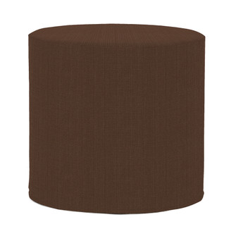 No Tip Cylinder Ottoman in Sterling Chocolate (204|851-202)