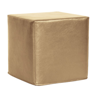 No Tip Block Ottoman With Cover in Shimmer Gold (204|850-880)