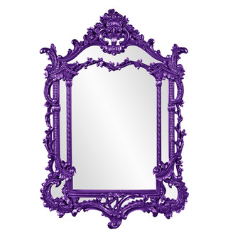 Arlington Mirror in Glossy Royal Purple (204|84001RP)